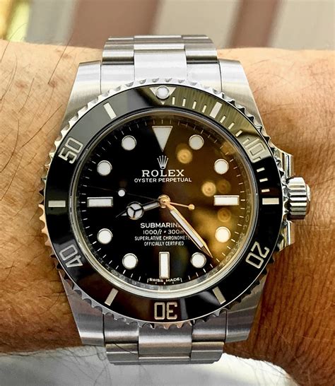 rolex submariner no date lug to lug|Rolex sub review.